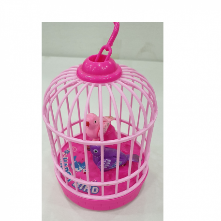 PAJARO CON SONIDO EN JAULA