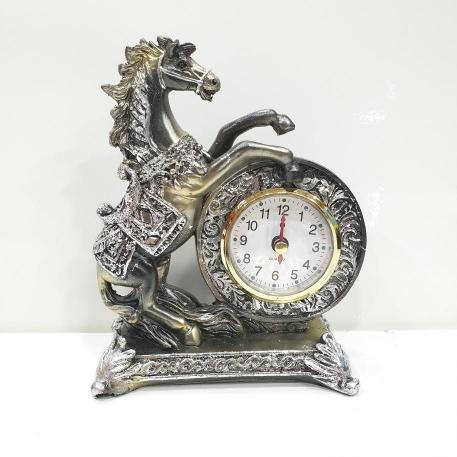 RELOJ CABALLO NEGRO 15CM