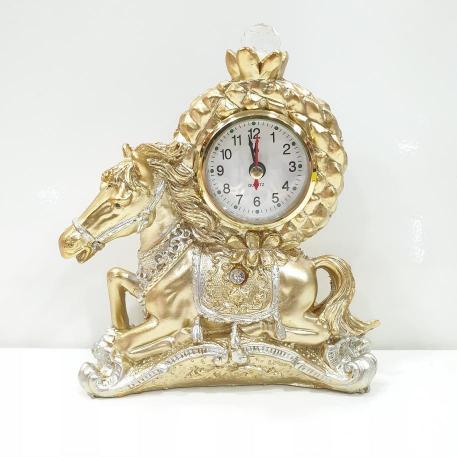 RELOJ CABALLO RESINA 17CM