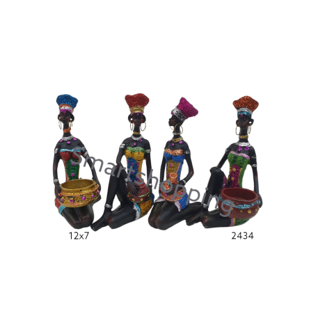 AFRICANA 12CM set x4