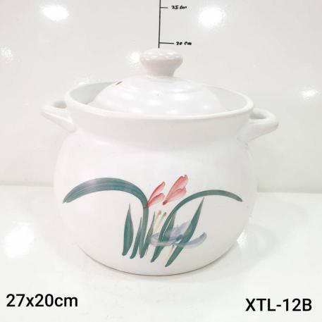 OLLA CACEROLA ALTA BLANCA 3.4L