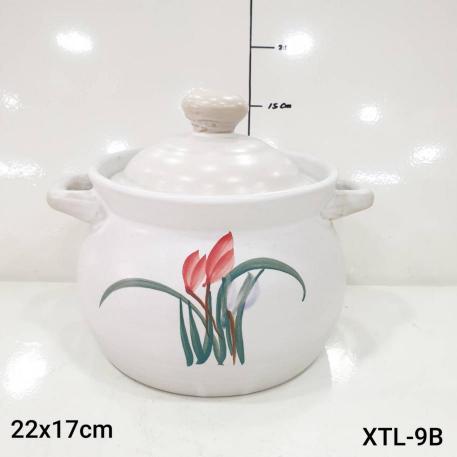 OLLA CACEROLA ALTA BLANCA 1.8L