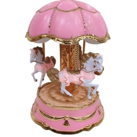 CAJA MUSICAL CALESITA ROSA