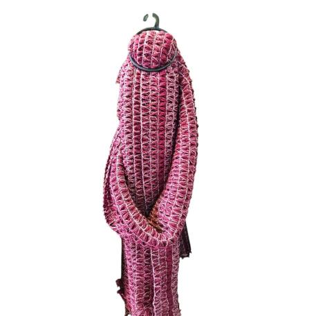 BUFANDA 150X30CM BORDO OFERTA