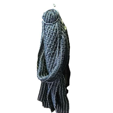 BUFANDA 150X30CM NEGRO OFERTA