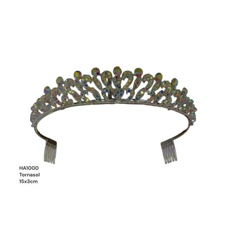CORONA TIARA C/PEINETA MEDIANA