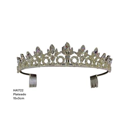 CORONA TIARA C/PEINETA MEDIANA