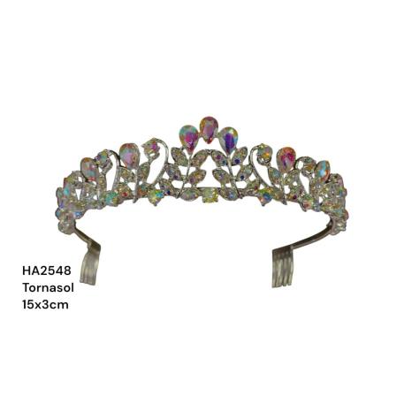 CORONA TIARA C/PEINETA MEDIANA