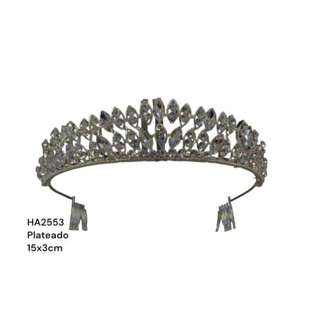 CORONA TIARA C/PEINETA MEDIANA