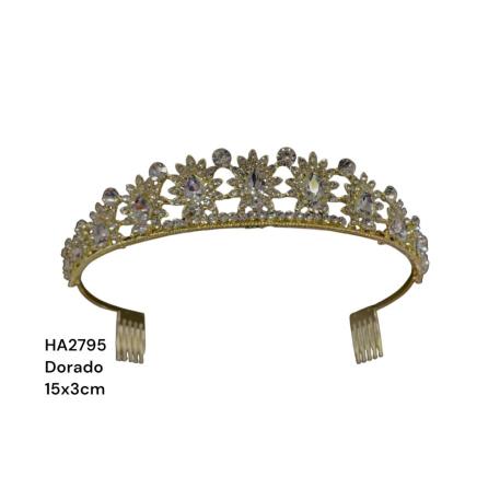 CORONA TIARA C/PEINETA MEDIANA