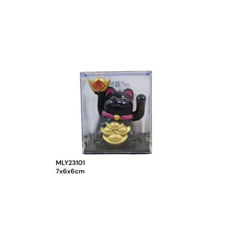 GATO FORTUNA SOLAR NEGRO