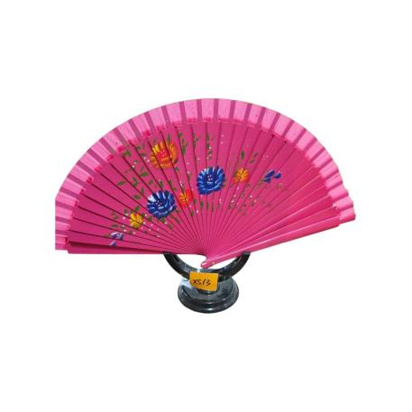 ABANICO ESPAÑOL AMBOS PINTURA FUCSIA