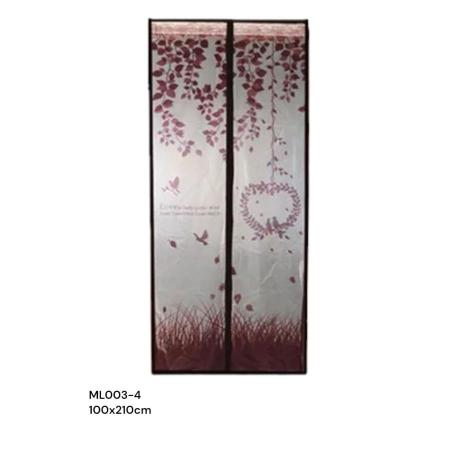 CORTINA MOSQUITERO MARRON 100X210
