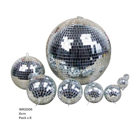 BOLA ESPEJADA 6CM PACK X6