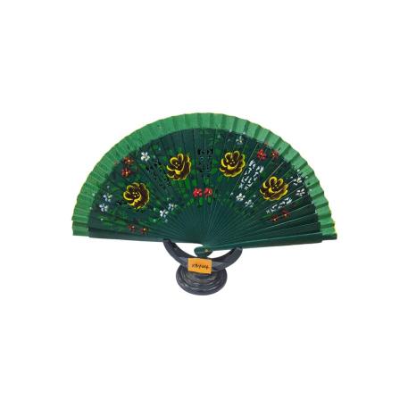 ABANICO ESPAÑOL VERDE