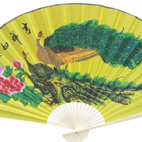 ABANICO DE PARED 90CM AMARILLO