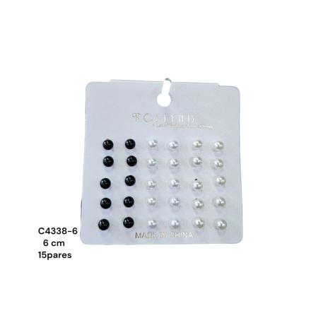 AROS PERLA 6CM 15PARES