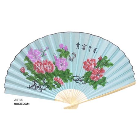 ABANICO DE PARED 90CM CELESTE