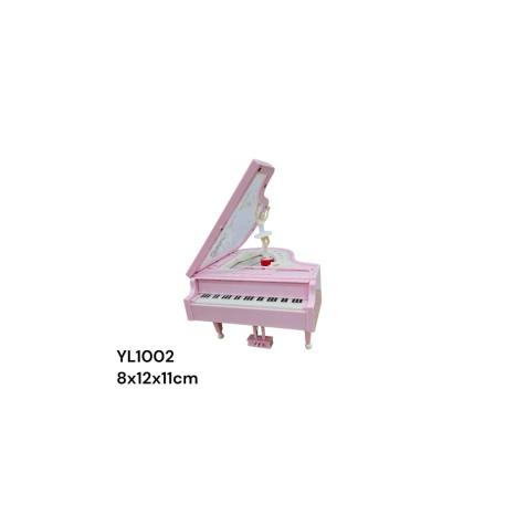 CAJA MUSICAL PIANO CHICO ROSA