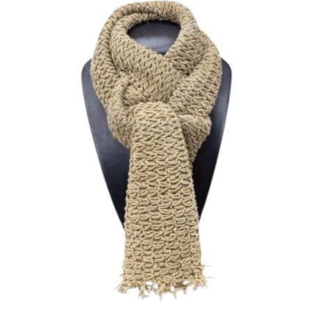 BUFANDA 150X30CM BEIGE OFERTA