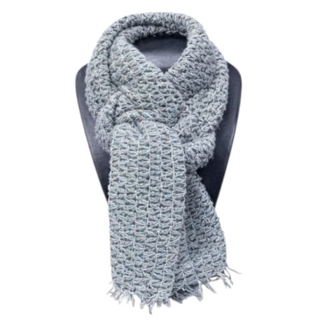 BUFANDA 150X30CM GRIS OFERTA