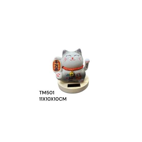 GATO F. SOLAR PORCE. CH. BASE MADERA