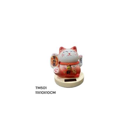 GATO F. SOLAR PORCE. CH. BASE MADERA