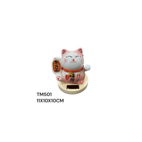 GATO F. SOLAR PORCE. CH. BASE MADERA