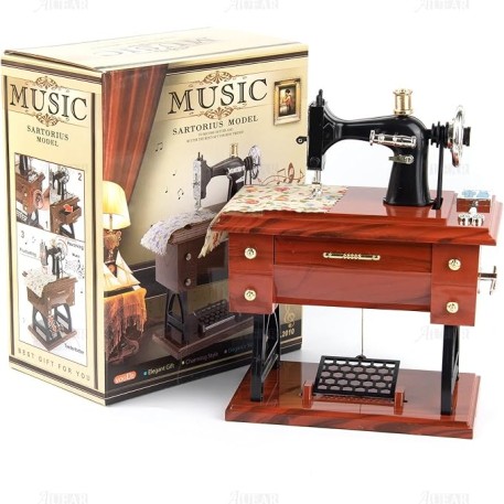 CAJA MUSICAL MAQUINA DE COSER GRANDE
